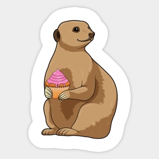 Meerkat Muffin Sticker